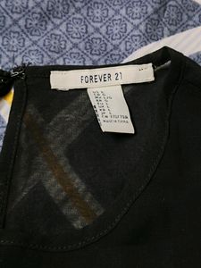 Forever 21 Black One Piece Dress For Women