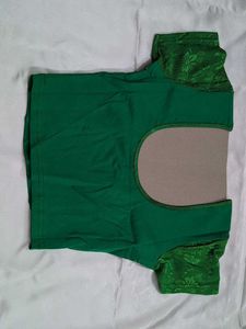Green Readymade Stretchable Blouse