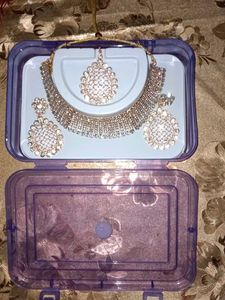 Copper Gold Jewellery Set