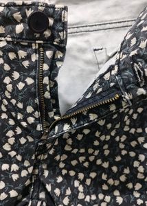 Y2k Mid Waist Floral Jeans