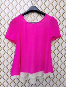 New With Tag Cute Rose Aline Korean Top