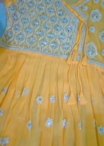Lucknowi ChickenKari Frock With Inner
