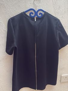 Zara sued Black back zip T-Shirt