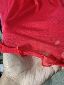 Red Skirt Festive Wear
