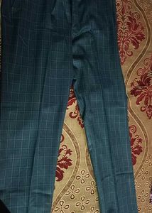 Checked Blue Pants