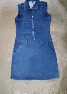 Denim Sleeveless Dress