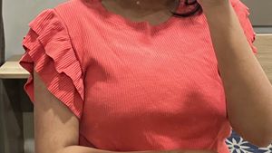 Pink Ruffle Sleeve Ribbed Top | Soft & Stretchy