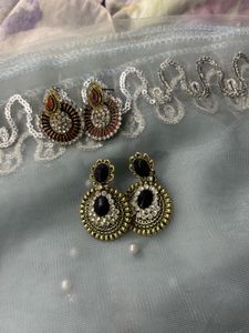 Combo Of 2 Diamond Earrings