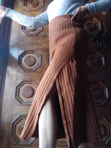 Elegant Brown Skirt 🤎🤎