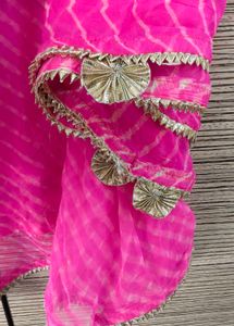 Aachho Pink Leheriya Dupatta