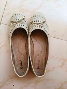 Denill Flats with Bow Detail