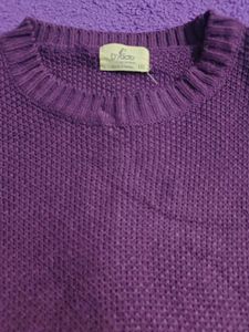Purple Knit Sweater