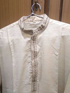 Cream Color / Off White Kurta Set For Men &amp; Boys