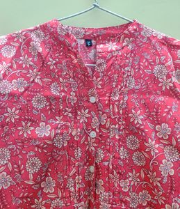 Red Short Kurti For Women
