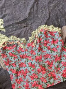 Floral Corset Top