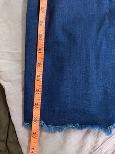 Slit Denim midi/maxi Skirt