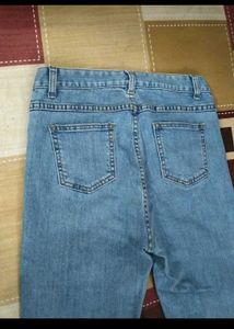 Light Wash Straight Leg Jeans
