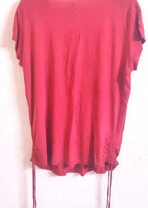 Lee Cooper Red Graphic Tee