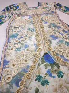 Stitched Suit Party Wear 💙🤍