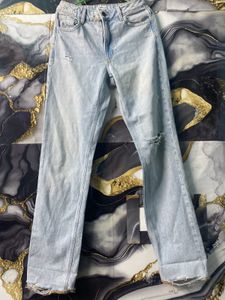 Light Wash Distressed Jeans