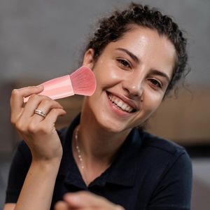 Makeup Brush Set with Mirror