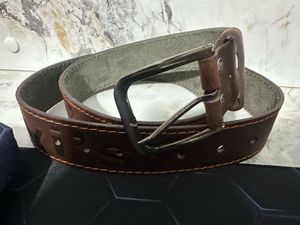 Brown Leather Belt