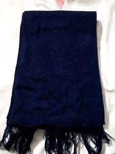 Navy Blue Woolen Muffler