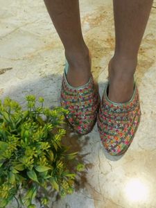 Embroidered Flats &amp; Sandals