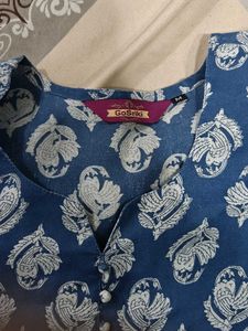 Blue Printed Kurta