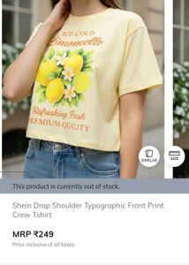 Lemon Graphic Crop Top
