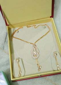 Golden Pendant Set