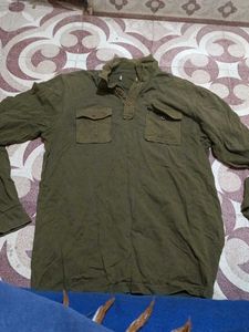 Olive Green Casual Shirt