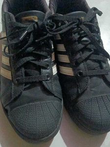 Sparx Black Shoe