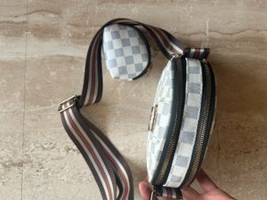 Gucci white sling bag