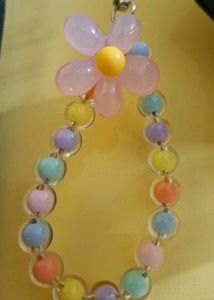 Cute Pastel Flower Phone Charm