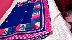 Elegant Blue Saree