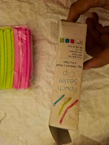 18 Pack Colorful Pouch Sealer Clips - Multi-Size