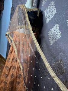 Elegant Orange Lehenga Choli