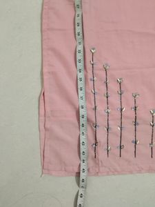 Baby Pink Handwork Kurti