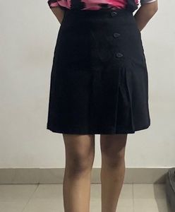 Black A Line Skirt