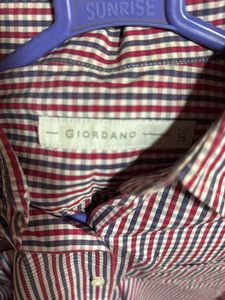 Checkered Button-Down Shirt