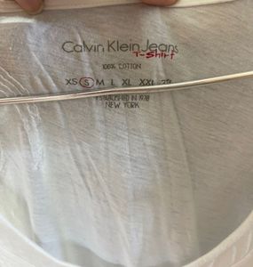White Calvin Klein Top
