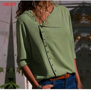 Green Button-Down Top