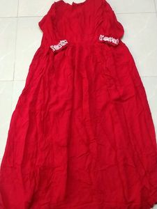 Beautiful ❤️ Red Anarkali Kurta.