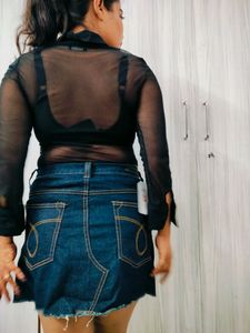 Mesh Black Top🫧(Thrifted)🌷SALE🌷