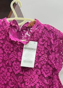 Pink Peplum Top