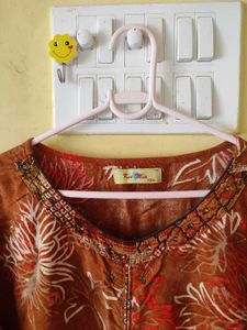 Floral Cotton Kurta 36-40 length 47