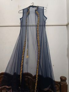 Grand Fluffy Frock With Overcoat