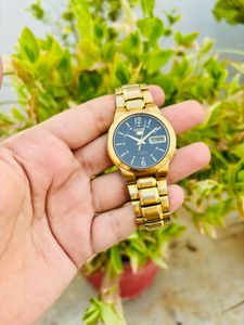 Seiko Golden Automatic Black Dial 7S26-02R0