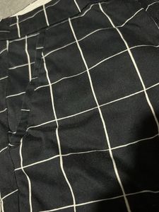 Checkered Black Pants